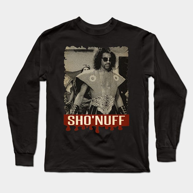 Sho Nuff Vintage Long Sleeve T-Shirt by Teling Balak